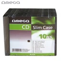 Θήκη CD Omega SLIM CASE Black 10PCS