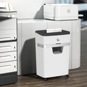 Καταστροφέας εγγράφων HP OneShred 12MC 2806 με συνδετήρες και καρτών Micro Cross Cut P5 12 x A4 25L