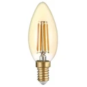 Λάμπα LED Optonica Candle C35 Filament 1490, 4W, 2500K, E14, 400lm