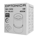 Φωτιστικό Οροφής Optonica LED μαγνητικό 5494, 6W, 4000K, μεταλλικό, μαύρο