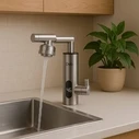 Ταχυθερμαντήρας Βρύση Osio OHF-2041 Ιnox με ψηφιακή οθόνη 3300W