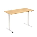 Γραφείο Οsio OSMA-9110W Λευκό ηλεκτρικά ρυθμιζόμενο σε ύψος με μπεζ τάβλα -120 x 60 cm