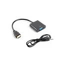 Αντάπτορας HDMI Lanberg AD-0017-BK 0.2 m to VGA Black