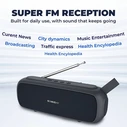 Φορητό Ηχείο Bluetooth Sonic Gear 5.0 Super Bass Fm Radio Graphite