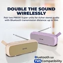 Φορητό Ηχείο Bluetooth Sonic Gear 5.0 Super Bass Fm Radio Lilac