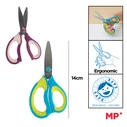 MP Children's Paper Scissors PA1101-1, 14 cm, metal blade, assorted colors