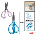 MP Children's Paper Scissors PA1101-2, 14 cm, metal blade, assorted colors
