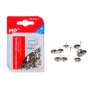 Μεταλλικές Πινέζες Mp 10mm Pa341-1 100τμχ Ασημί