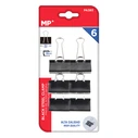 Μεταλλικό Κλιπ Mp Συγγράτησης Εγγράφων Pa383 32mm 6τμχ Μαύρα