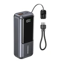 Energenie Compact Power Bank 10000mAh 20W με USB-A & USB-C (PD/QC) Γκρι