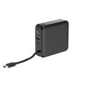 Energenie Fast Power Bank 10000mAh 20W με Ασύρματη Φόρτιση, USB-A & USB-C Μαύρο