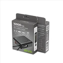 Energenie Fast Power Bank 10000mAh 20W με Ασύρματη Φόρτιση, USB-A & USB-C Μαύρο