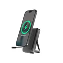 Energenie Μαγνητική Power Bank MagSafe 10.000mAh 15W με Stand Μαύρο