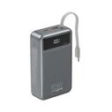 Energenie Fast Power Bank 20000mAh 65W με USB-A και USB-C Power Delivery / Quick Charge Μαύρο