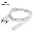 Καλώδιο Τροφοδοσίας Cablexpert EU INPUT 2PIN PLUG WHITE 1,8M