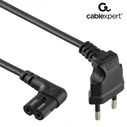 Καλώδιο Τροφοδοσίας Cablexpert C7 ANGLED Connectors 1M