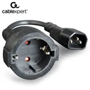 Καλώδιο Τροφοδοσίας Cablexpert Adapter (C14 Male to SCHUKO FEMALE)