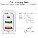 Φορτιστής Πρίζας Lamtech Quick Charger 15W HIGH SPEED, QC3.0 and Type-C
