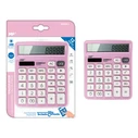 MP Calculator 12 Digit Solar and Batteries Pink