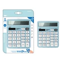 Αριθμομηχανή Pe028 Mp Ηλιακό & Μπαταρίες 12 Ψηφία Γαλάζια