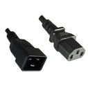 Microconnect IEC C13 to IEC C20 Power Cable 1m Black (PE030610)