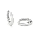 Γυναικεία Σκουλαρίκια Secrecy Pe103749 (2cm) από Ασήμι Grey