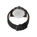 Ανδρικό Ρολόι Police Pewjb2226901 (45mm) Δερμάτινο Λουράκι Μαύρο