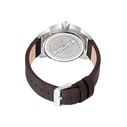 Ανδρικό Ρολόι Police Pewjb2226902 (45mm) Δερμάτινο Λουράκι Καφέ