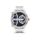 Ανδρικό Ρολόι Police Pewjg2118104 (50mm) Μεταλλικό Μπρασελέ Ασημί