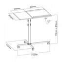Βάση Projector Sbox MOBILE FLOOR STAND