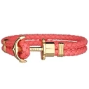 Βραχιόλι Unisex Paul Hewitt Ph-Ph-L-G-Cbs (15-16cm) Δερμάτινο Pink