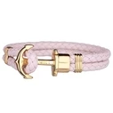 Βραχιόλι Unisex Paul Hewitt Ph-Phlgprxxxl (20-21cm) Δερμάτινο Pink