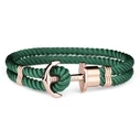 Βραχιόλι Unisex Paul Hewitt Phphnrgxxl (19,5cm)  Green With Rose Gold