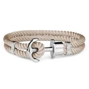Βραχιόλι Unisex Paul Hewitt Phphnshxxxl (20,5cm)  Beige With Silver