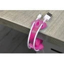 Clips Καλωδίων Grab n Go SILICONE PINK