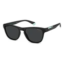 Polaroid Men's Sunglasses PLD2168S 003 - Black Acetate Frame, Grey Polarized Lenses (54/18/145 mm)