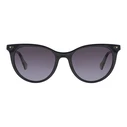 Polaroid Women's Sunglasses PLD4107/S 807 (Black Frame, Grey Polarized Gradient Lenses, UV400)