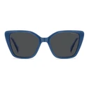 Polaroid Women Sunglasses PLD4189/S MVU - Cat Eye Blue Frame, Grey Polarized Lenses (53/18/140 mm)