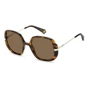 Polaroid Women's Sunglasses PLD6181S086 (53/20/140) - Brown Polarized