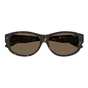 Polaroid Ancillaries PLD9020/S 086/SP Unisex Fit-Over Sunglasses, Brown Polarized Lenses, Polycarbonate Frame