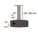 Βάση Projector Sbox CEILING MOUNT UP to 20KG