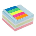 Αυτοκόλλητα Χαρτάκια Mp Σημειώσεων Pn181 75x75mm 400+100τμχ Χρωματιστά