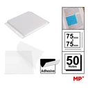 Αυτοκόλλητα Χαρτάκια Σημειώσεων MP Pn346-05, 75X75Mm, Διάφανα, 50Τμχ