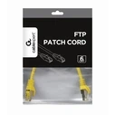 Καλώδιο Δικτύου Cablexpert FTP CAT6 UTP Patch Cord Shielded Yellow 0.25M