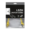 CABLEXPERT S/FTP Cat6a LSZH Patch Cord 0.25m Yellow (PP6A-LSZHCU-Y-0.25M)