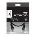 Καλώδιο Δικτύου Cablexpert UTP CAT6 0.5M Black