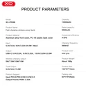 XO Powerbank Fast Charging Magnetic Metallic 10000mAh Gray PR296