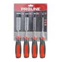 Proline Σκαρπέλα Ξύλου 19142, Αντιολισθητική Λαβή, 6-25mm, 4τμχ