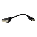 Vivolink καλώδιο DVI-D αρσενικό - DisplayPort αρσενικό 0.2m Μαύρο