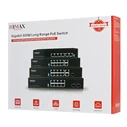 Network Switch Himax PoE PS1802G, 8x PoE & 2x Ethernet θύρες, έως 1000Mbps